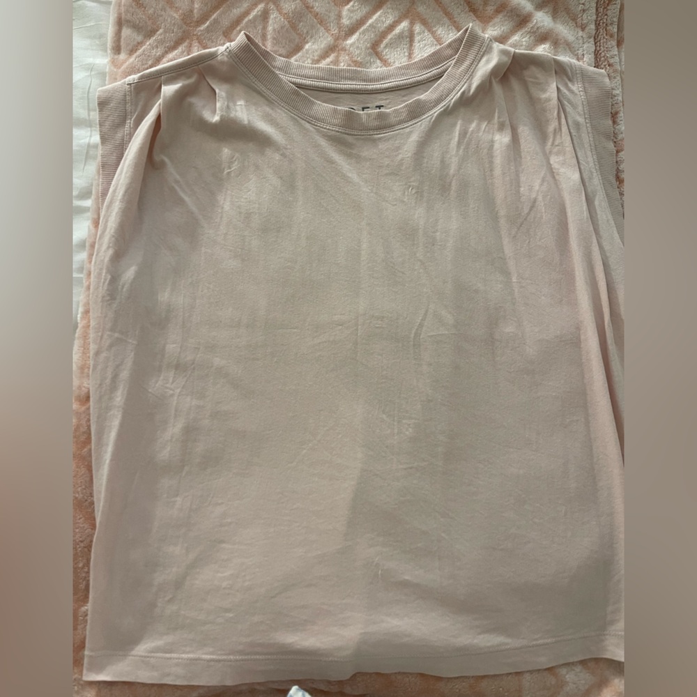 Light pink LOFT oversized tank top